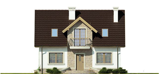 Фасад дома HDI-4521-35 Фасад дома HDI-4521-35